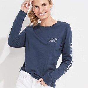 Vineyard Vines Navy Blue Long Sleeve - M